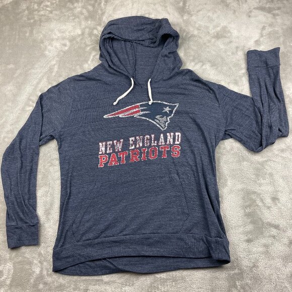 Team Apparel New England Patriots Pullover Hoodie Sweatshirt Women's XL - Picture 1 of 6